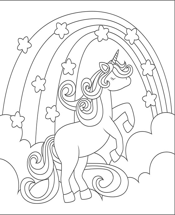 pretty coloring pages to print