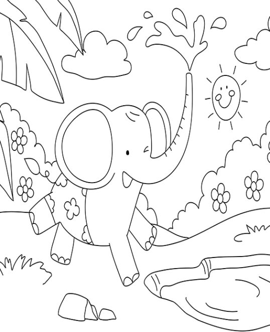 Free & Easy To Print Cute Coloring Pages - Tulamama