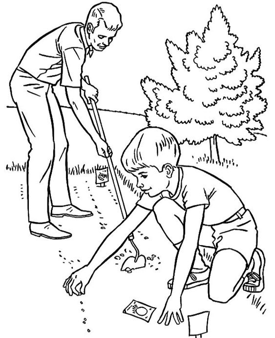 Free & Easy To Print Garden Coloring Pages - Tulamama