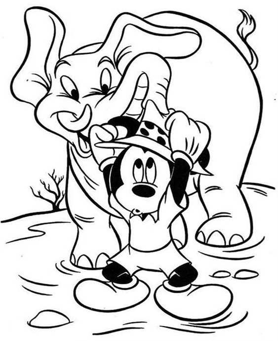 Fun Mickey coloring pages for your little one. They are free and easy to print. The collection is varied with different skill levels