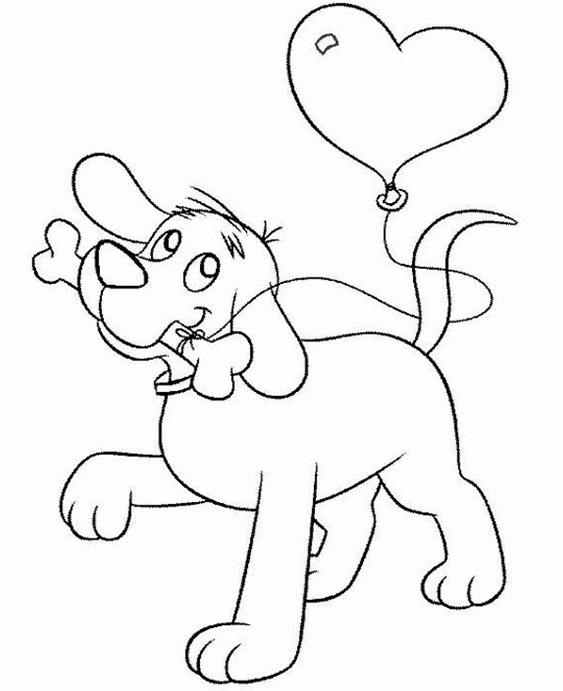 Fun Clifford coloring pages for your little one. They are free and easy to print. The collection is varied with different skill levels