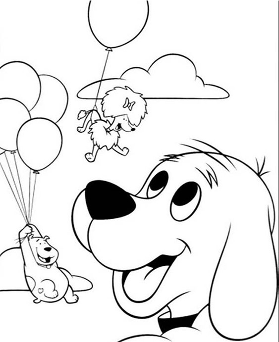 Fun Clifford coloring pages for your little one. They are free and easy to print. The collection is varied with different skill levels