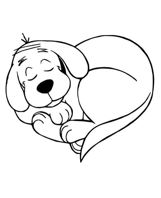 Fun Clifford coloring pages for your little one. They are free and easy to print. The collection is varied with different skill levels