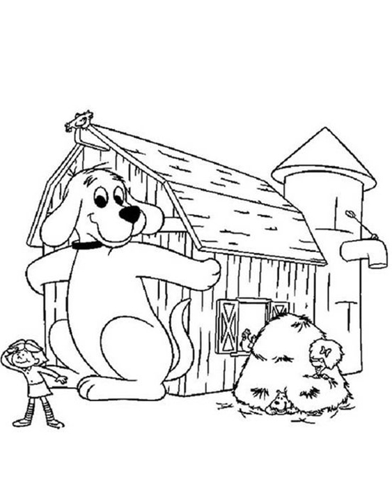 Free & Easy To Print Clifford Coloring Pages - Tulamama
