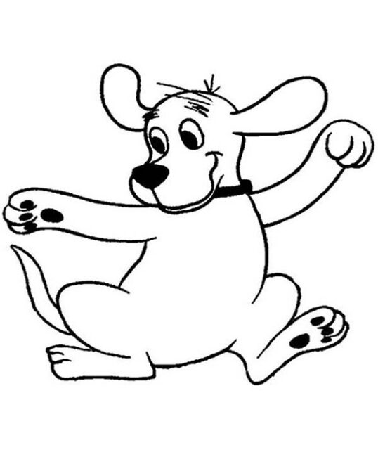 Free & Easy To Print Clifford Coloring Pages - Tulamama