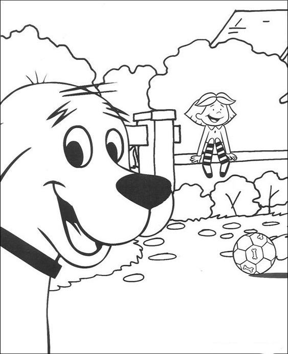 Fun Clifford coloring pages for your little one. They are free and easy to print. The collection is varied with different skill levels
