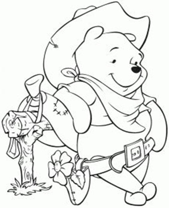 cowboy coloring pages free printable