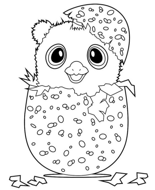 Free & Easy To Print Hatchimals Coloring Pages - Tulamama