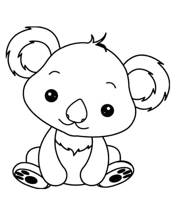 Free & Easy To Print Koala Coloring Pages - Tulamama