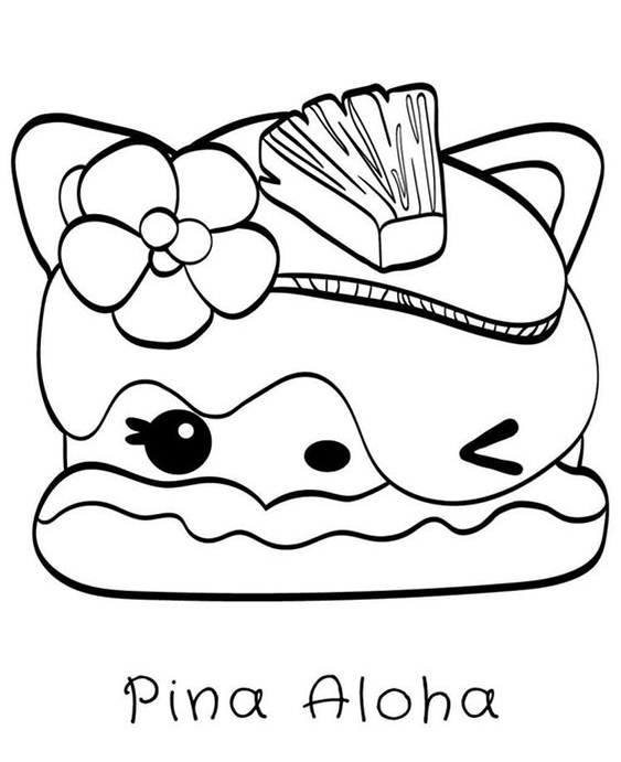 Num Noms Coloring Pages for Kids