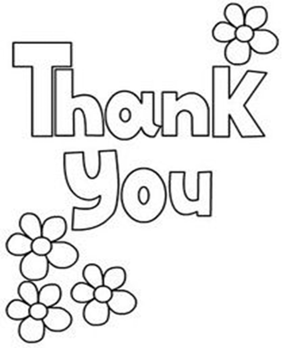 Free & Easy To Print Thank You Coloring Pages - Tulamama