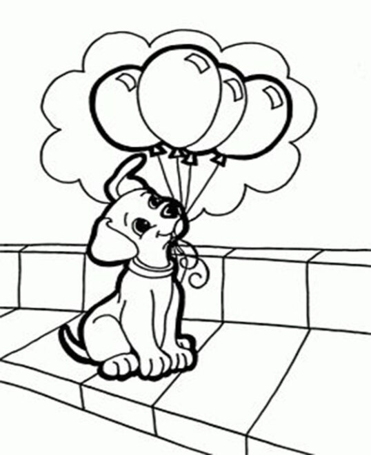 Free & Easy To Print Balloon Coloring Pages - Tulamama
