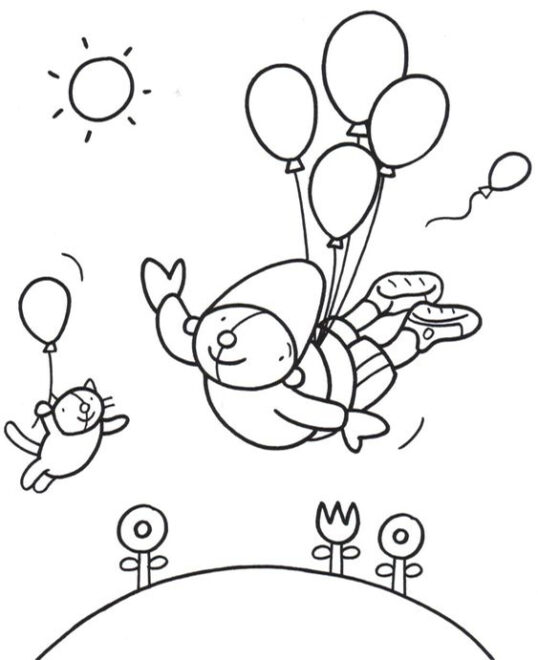 Free & Easy To Print Balloon Coloring Pages - Tulamama