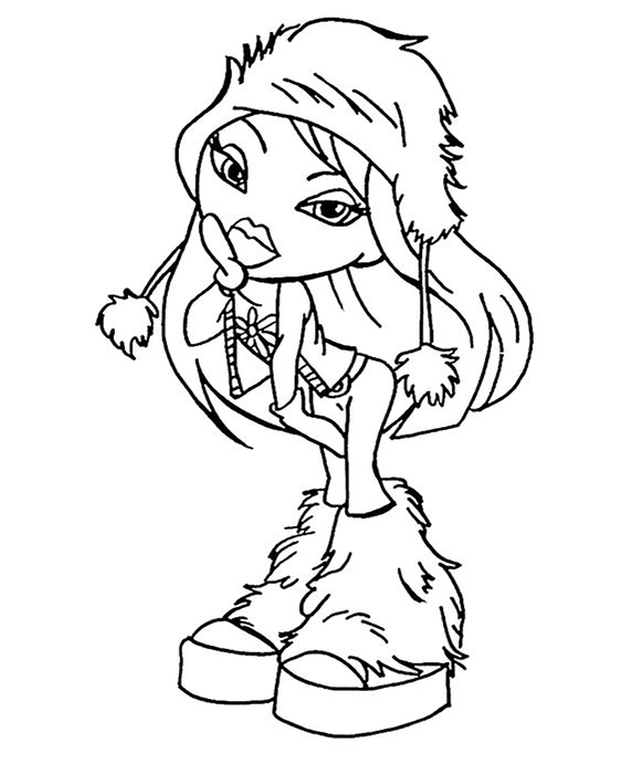 Free & Easy To Print Bratz Coloring Pages - Tulamama