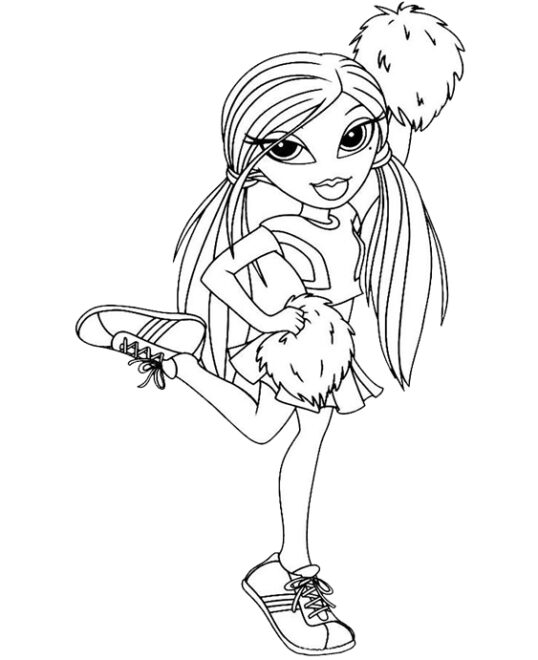 Free & Easy To Print Bratz Coloring Pages - Tulamama