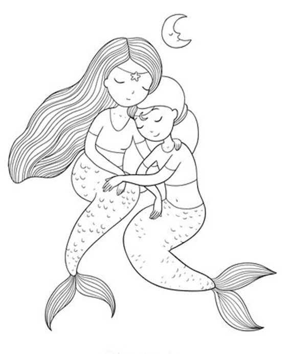 Fun Mermaid coloring pages for your little one. They are free and easy to print. The collection is varied with different skill levels