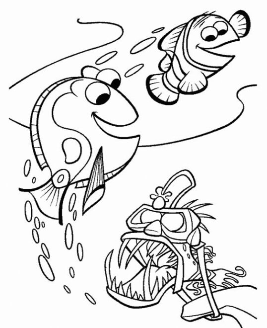 Free & Easy To Print Finding Nemo Coloring Pages - Tulamama