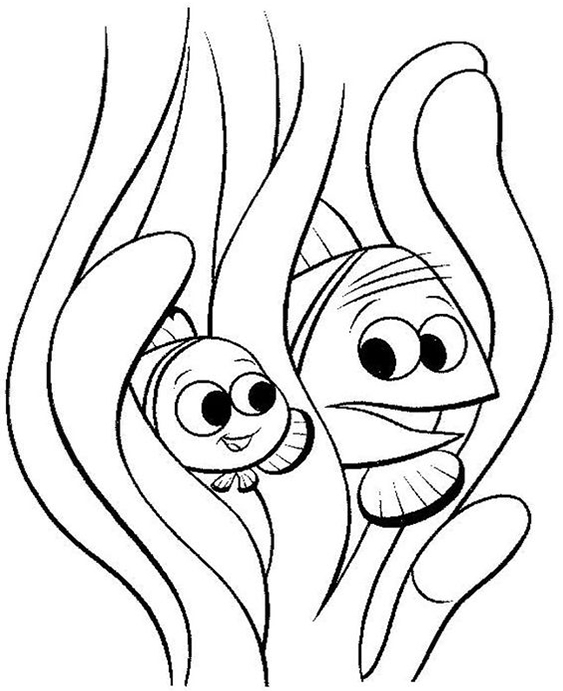 Free & Easy To Print Finding Nemo Coloring Pages - Tulamama