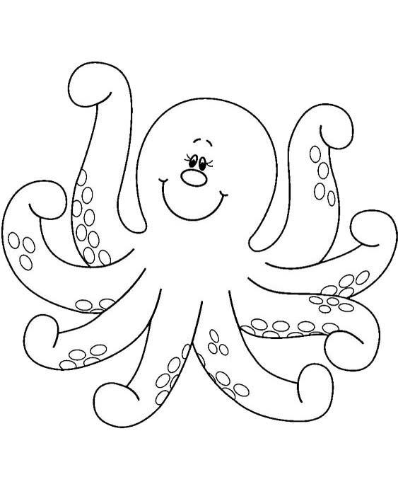 Free & Easy To Print Octopus Coloring Pages - Tulamama
