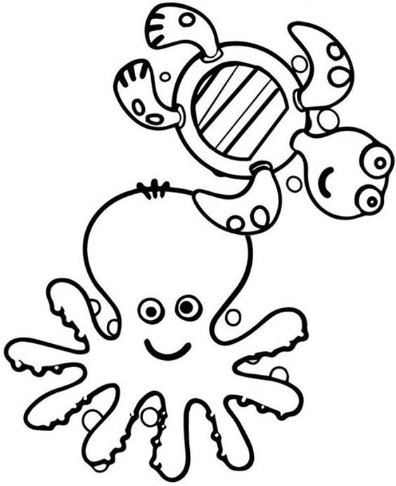 Free & Easy To Print Octopus Coloring Pages - Tulamama