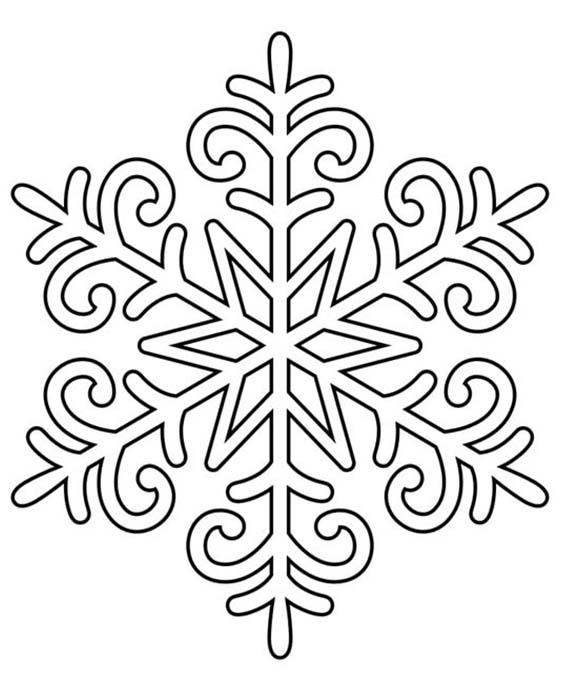 Fun Snowflake coloring pages for your little one. They are free and easy to print. The collection is varied with different skill levels