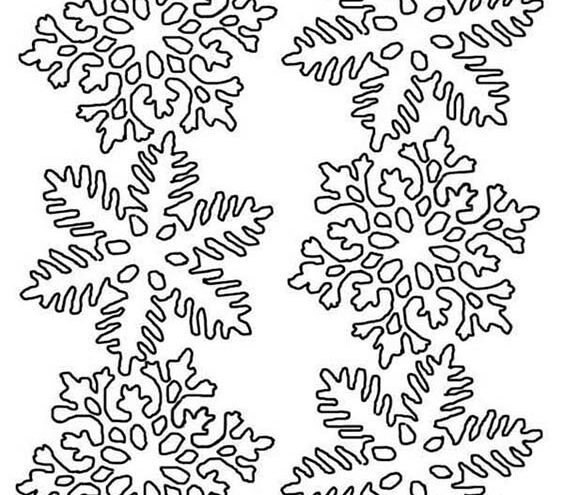 Free & Easy To Print Snowflake Coloring Pages - Tulamama