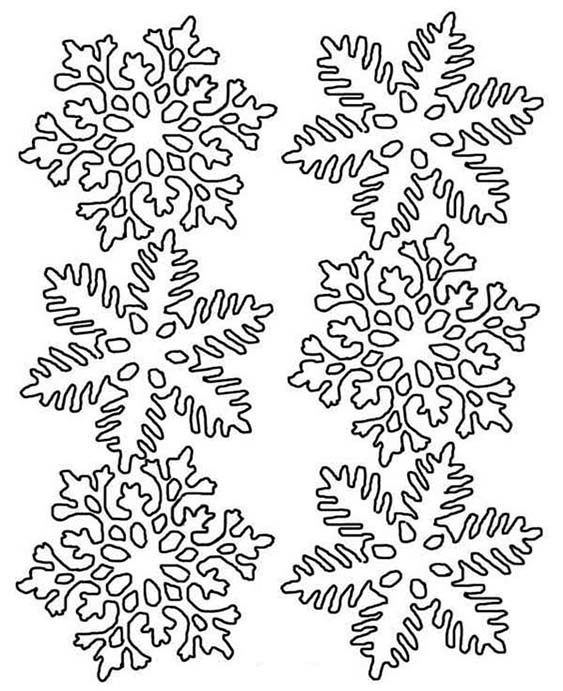 Fun Snowflake coloring pages for your little one. They are free and easy to print. The collection is varied with different skill levels