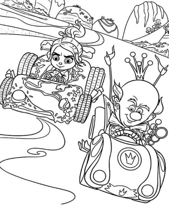 Free & Easy To Print Wreck it Ralph Coloring Pages - Tulamama