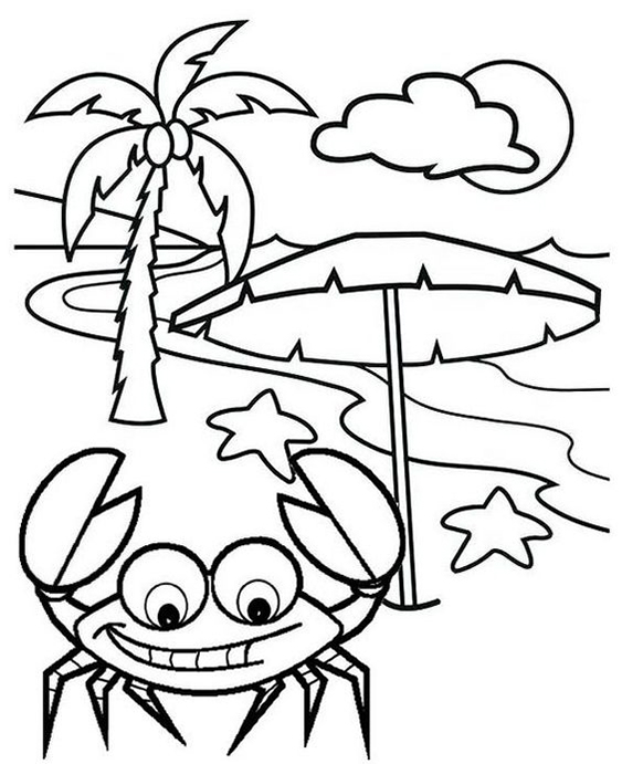 Free & Easy To Print Crab Coloring Pages - Tulamama