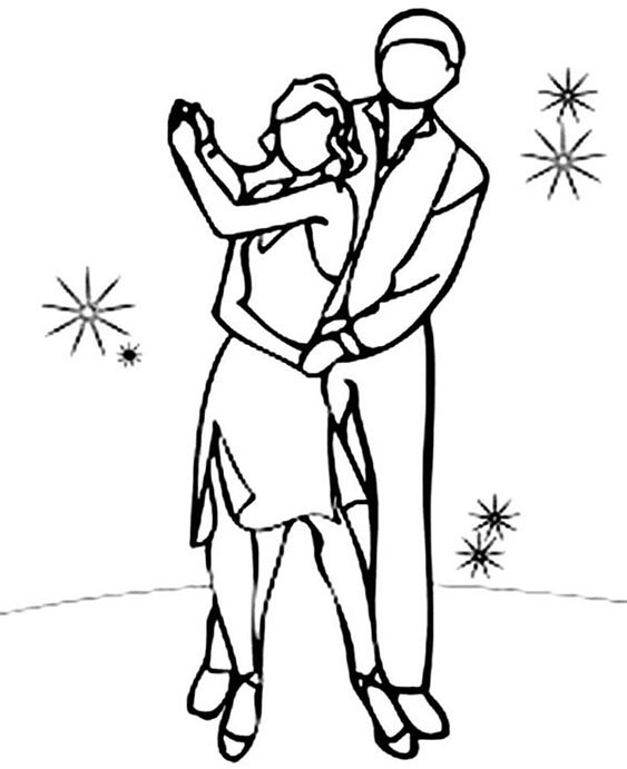 Free & Easy To Print Dance Coloring Pages - Tulamama