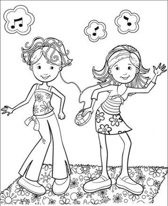 Free & Easy To Print Dance Coloring Pages - Tulamama