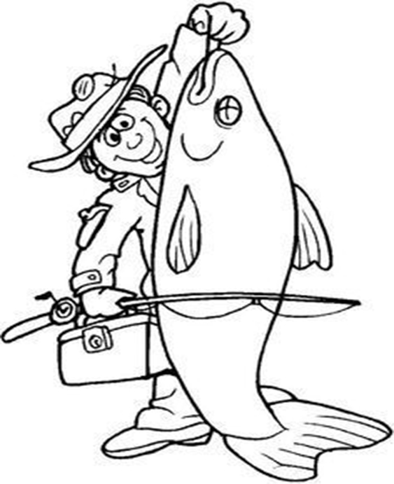 Free & Easy To Print Fishing Coloring Pages - Tulamama