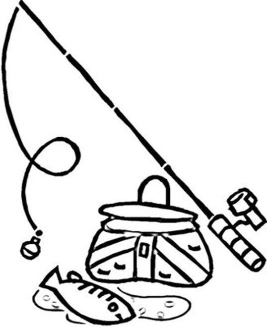 Free & Easy To Print Fishing Coloring Pages - Tulamama