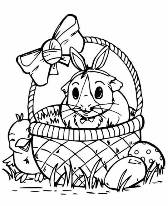 Free & Easy To Print Guinea Pig Coloring Pages - Tulamama