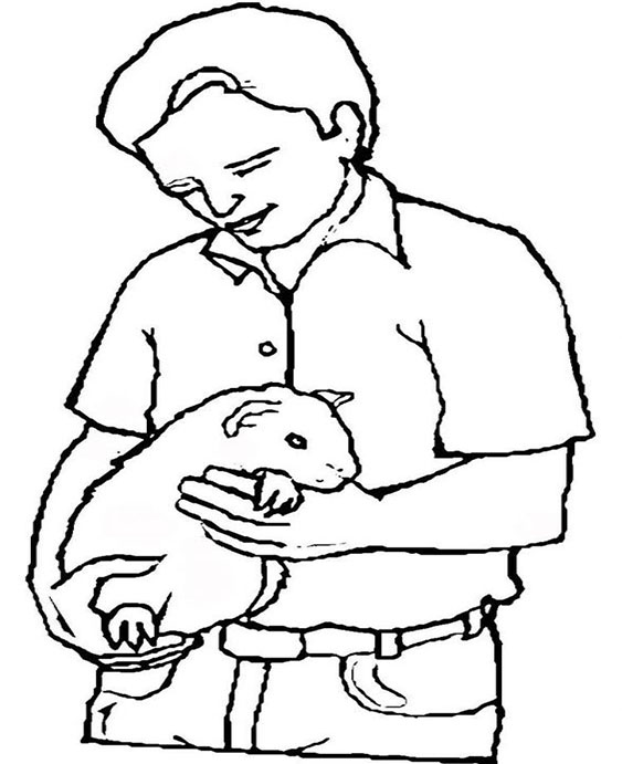 Fun Guinea Pig coloring pages for your little one. They are free and easy to print. The collection is varied with different skill levels