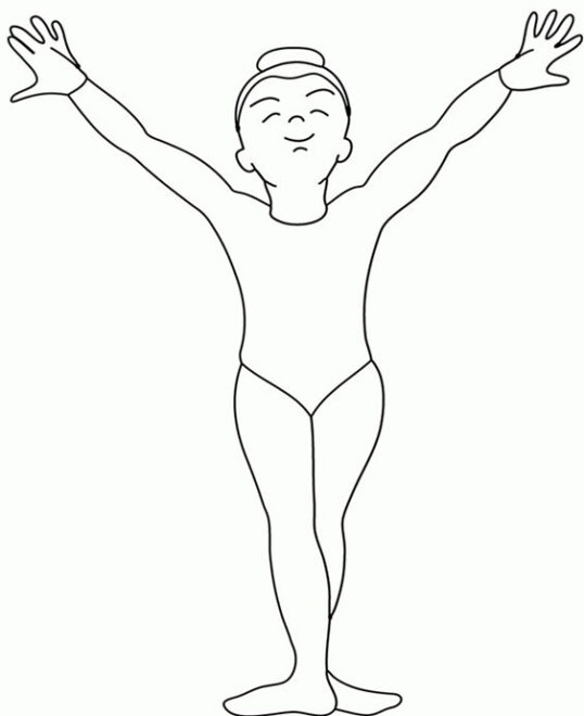 Free & Easy To Print Gymnastics Coloring Pages - Tulamama