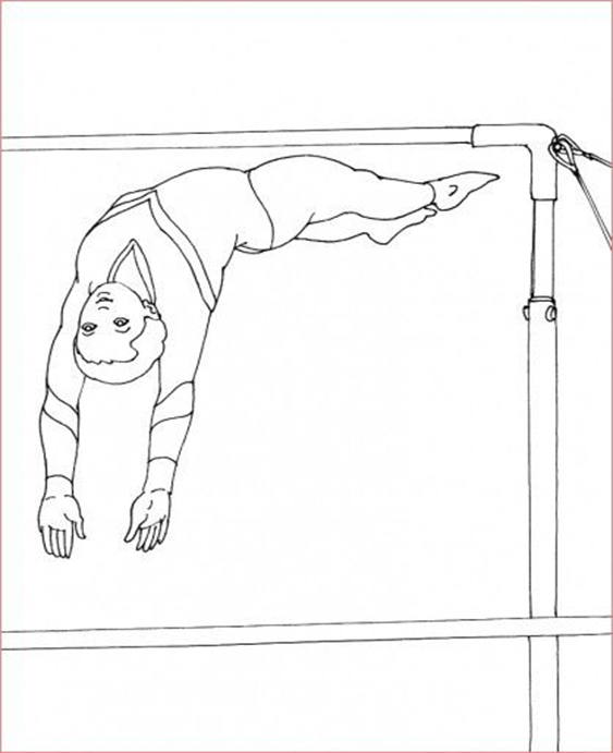 Free & Easy To Print Gymnastics Coloring Pages - Tulamama
