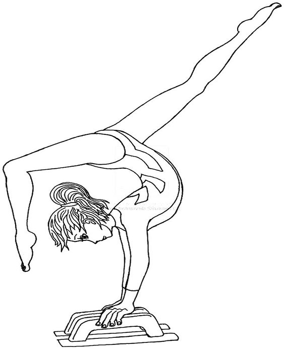 Free & Easy To Print Gymnastics Coloring Pages - Tulamama