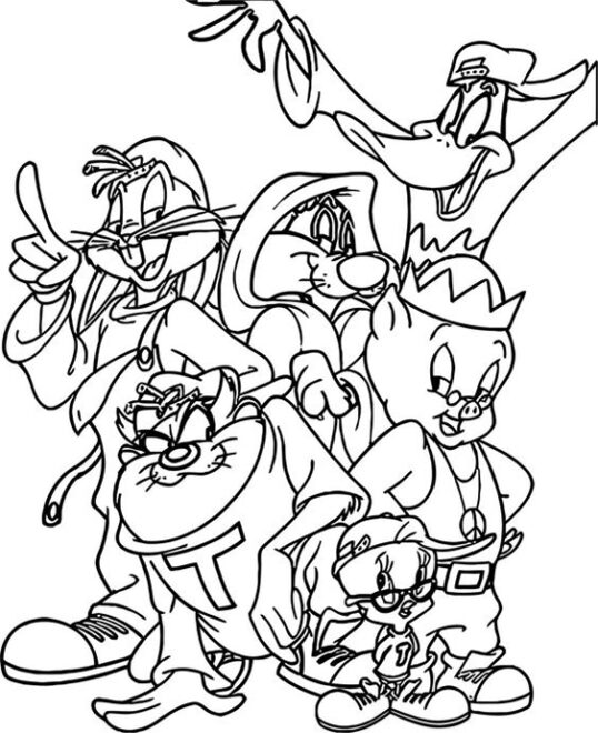 Free Easy To Print Looney Tunes Coloring Pages Tulamama
