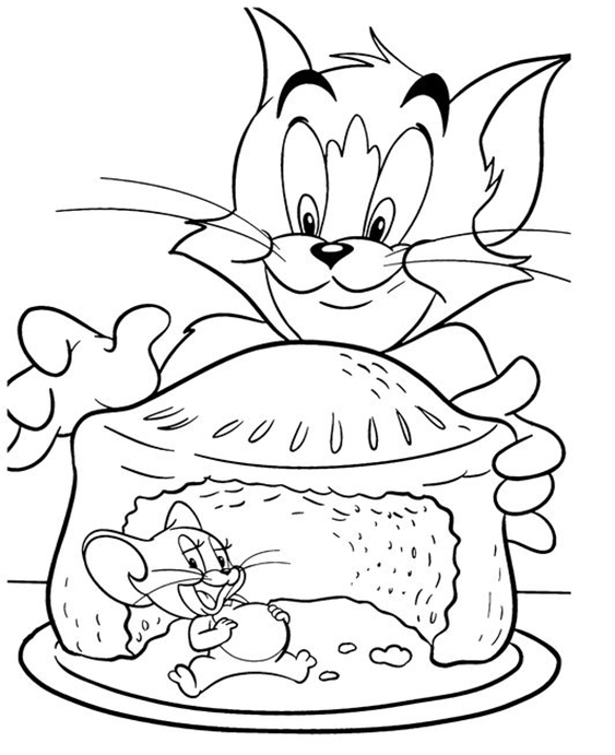 Fun Tom and Jerry coloring pages for your little one. They are free and easy to print. The collection is varied with different skill levels