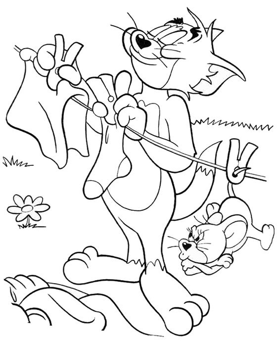 Fun Tom and Jerry coloring pages for your little one. They are free and easy to print. The collection is varied with different skill levels