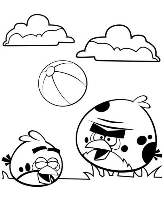 Free & Easy To Print Angry Birds Coloring Pages - Tulamama