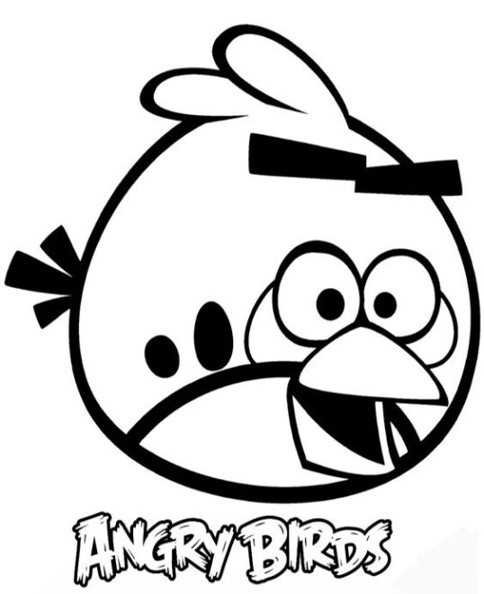 Free & Easy To Print Angry Birds Coloring Pages - Tulamama