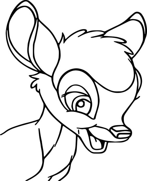 Free & Easy To Print Bambi Coloring Pages - Tulamama