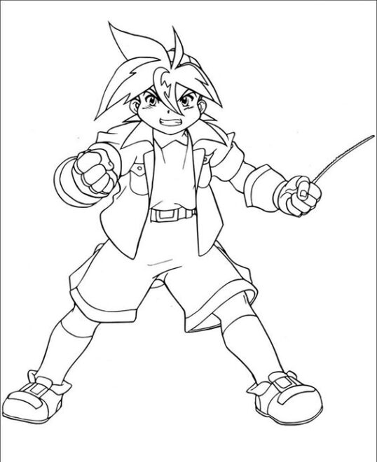 Free & Easy To Print Beyblade Coloring Pages - Tulamama