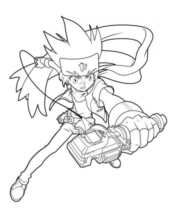 Free & Easy To Print Beyblade Coloring Pages - Tulamama