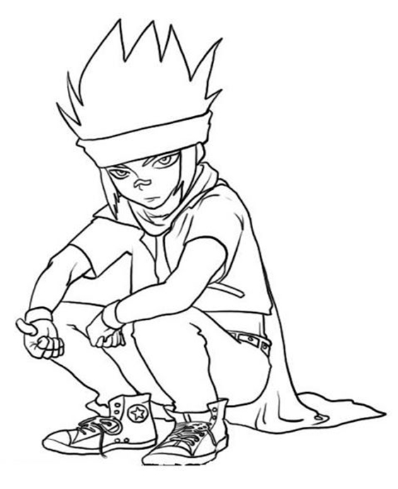 Free & Easy To Print Beyblade Coloring Pages - Tulamama
