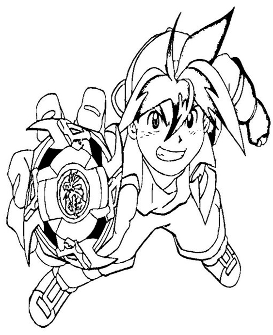 Free & Easy To Print Beyblade Coloring Pages - Tulamama