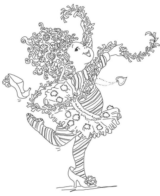 Free & Easy To Print Fancy Nancy Coloring Pages - Tulamama