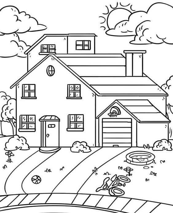 Free & Easy To Print Landscape Coloring Pages - Tulamama